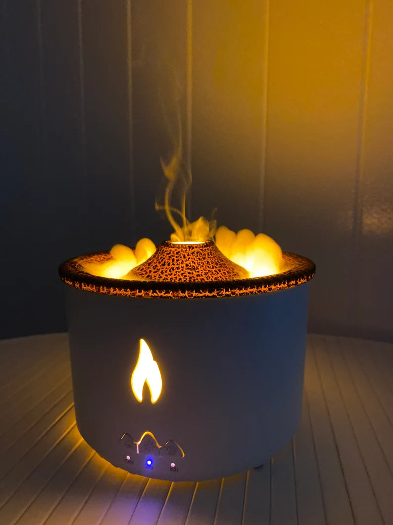 Flame Lamp Volcano Humidifier